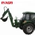 Import Mini garden tractor with front end loader and backhoe loader for sale from China