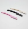 mini women facial eyebrow razor trimmer stainless steel  Various colors foldable  Makeup tools