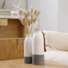 Minimalist Japanese style vase white ceramic artistic fresh hydroponic Nordic home decorations and accessories flowers