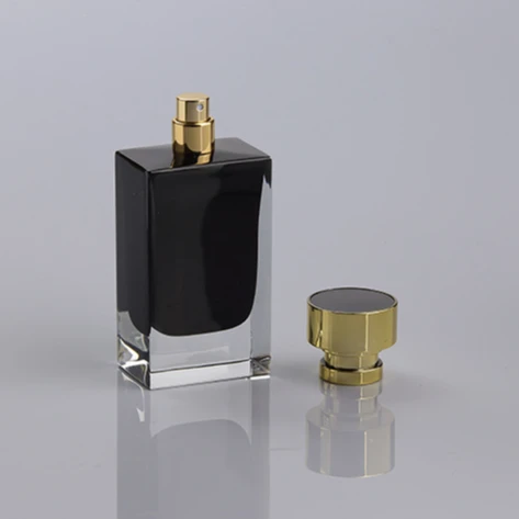 50ml 80ml 100ml wholesale inner painting color empty glass perfume bottle luxury