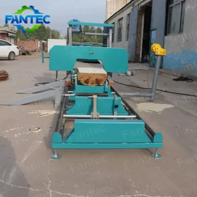 Mobile Log Cutting Sawmills Wood Cutting Machine Band Saw Sawmill Horizontal Bandsaw Mills