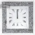 Import Modern Clsaaic Style Home Decor Luxury Crushed Diamond Glass Square Wall Clock from China