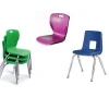 Modern durable yellow color plastic stacking chair and school chair