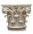 Import Modern home decoration use red marble gate pillar capital design stone column head for garden NTMF-CP089X from China