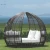 Import Modern Outdoor Garden Rattan Sun Lounger Round Sun Bed rattan furniture outdoor from China