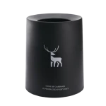 modern plastic hotel living room custom logo trash can waste bins
