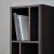 Import Modern solid wood storage corner cabinet Nordic living room corner shelf study room smoked bookshelf from China