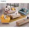Modern style furniture L shaped sofa set designs living room furniture