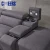 Import Modern Style Grey Fabric Reclining Sofa Sectional Sofa with Storage Box from China