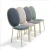 Import Modern Style Wedding Furniture Velvet Fabric Steel Stay Dining Chair For Hotel/ from China