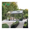 Modern Tiny House Gable Sunroom Design Prefabricated Aluminum Expandable Container House Outdoor Use Greenhouse Glass Veranda