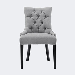 Modern Tufted Upholstered Dining Chairs with Arms