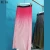 Import MOLI Dye and Dye High Waisted Fashion Ladies Long Chiffon Pleated Skirt from China