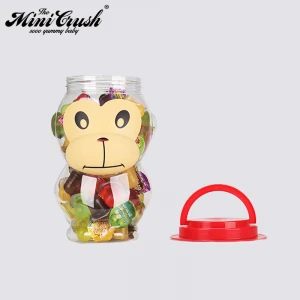 Monkey plastic candy toys for halal candy confectionery jelly drink