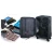 Import moq: 100pcs New arrival eminent soft trolley luggage bag travel luggage from China