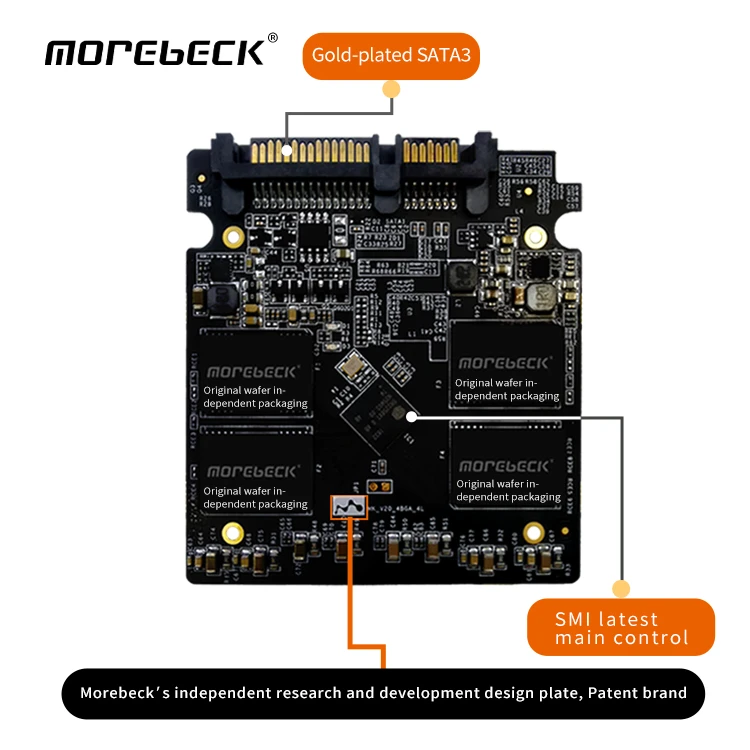 Morebeck High Performance Factory 2.5  Series Ssd 120gb 2.5inch External Solid State Drive Hard Drive Disk Sata3