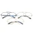Import Morglow MG23022 Black metal frame glasses wholesale korean Bigger glasses frames eyewear from China