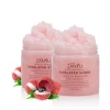 Most popular private label organic dead skin removing and skin moisturizing pink skin care body salt scrub