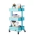Movable Multi-purpose Storage 3 Tiers Steel Cart Kitchen Trolley Storage Rolling Cart