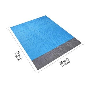 Multi Colors Customize Logo Outdoor Waterproof Sand Proof Camping Mat Folding Beach Blanket