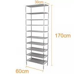 Multi Layer Tiers Non-Woven Fabric Dustproof Shoe Rack Storage Organizer Shoe Cabinet Shelf Cabinet Shoe Organizer