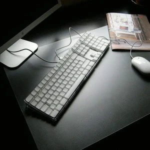Multi Size 1.5mm Thick Custom Clear PVC Table Cover Mat Protector transparent Plastic Desk Pad