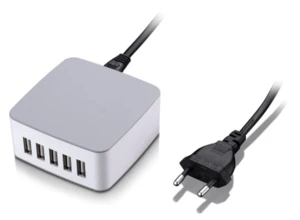 Multi USB 5 Port Desktop Charger/ Rapid Charging Station with usb for Apple For Android/Mobile Phone