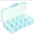 Import Multicolor 10 Compartments Plastic Jewelry storage box / pill storage case / clear plastic jewelry box from China