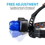 Multifunction Sensor Headlight USB Rechargeable COB T6 Fishing Head Light Lamp Induction LED Headlamp