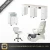 Import nail equipment and furniture with manicure nail table for pedicure chair price from China