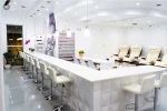 Nail salon double manicure nail table