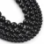 Import Natural Black Tourmaline Gemstone Round Loose Beads for Jewelry Making Bracelet Necklace 15.5" Strand wholesale from China