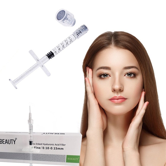 Natural collagen hyaluronic acid gel facial injection dermal filler 1ml