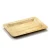 Import natural color disposable bamboo boat shape sushi serving plate from China