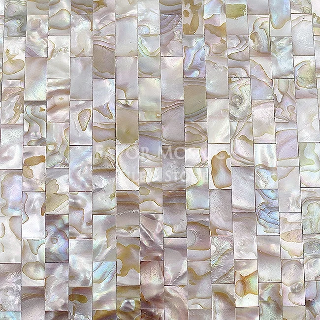 Natural color mother of pearl shell mosaic tiles for wall