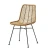 Import Natural Rattan Chair Metal Leg Leisure Living Room Furniture from Indonesia