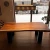 Import natural wood dining table with metal legs live edge south american walnut slab table in stock kiln-dry wood slabs from China
