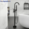 New Arrival Bathroom Bath Shower Set Black Freestanding Bathtub Faucet Foshan Sanitary Ware