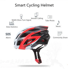 New Arrival Intelligent Bicycle Helmet Smart Cycling Helmet With BT/Microphone/LED Light/Camera Best Bicycle Helmet