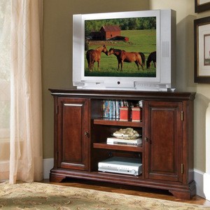 new arrival modern solid wooden led tv stand furniture with showcase