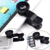 New Arrivals 3 in1 Quick Camera Lens 180Fish Eye & Wide Angle & Macro Lens for Smartphone