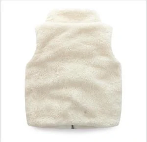 New Autumn and winter baby vest Lamb cashmere vest Shumian thick warm children&#39;s jacket Zipper vest