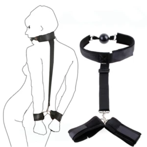 New BDSM Bondage Set Toys Womens Erotic Sexy Lingerie Handcuffs for Adults Novelty Exotic Accessories