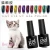 Import New design 24 colors 8 ML brand new top quality magnetic cat eye UV gel nail polish lasting gloss easy to remove from China