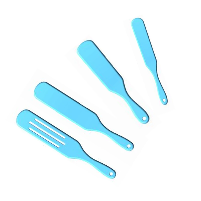 New design Durable 4pcs Spurtle set silicone  Baking Kitchen Utensil Sets silicone  Cooking Utensils
