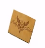 New Design Emboss Logo Faux Leather Patch PU Leather Labels For Clothing or Bags