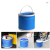 Import New design Oxford Waterproof coating Camping Portable Folding Collapsible Water Buckets from China