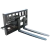 Import New Design Skid Steer Attachments Pallet Fork Bale Fork from China