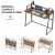 Import New Design Spacious Comfortable Easy To Install Multi-functional 41 Inch Folding Wooden Office Furniture Computer Desk from China