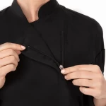new design stand collar zipper long sleeve short sleeve chef uniform 100% cotton restaurant kitchen bar chef jacket  for cookers